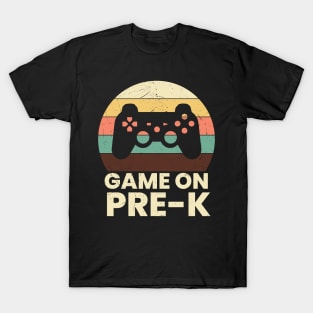 Game on Pre-K Back To School Video Game Controller Graphic Gaming Lover Gift T-Shirt